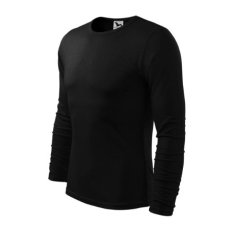 Malfini ADL119 FIT-T Hosszú ujjú férfi póló (fekete, XXL) Malfini