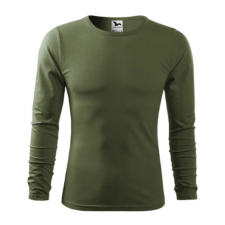 Malfini ADL119 FIT-T Hosszú ujjú férfi póló (kheki, S) Malfini munkaruha