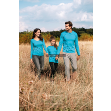 Malfini ADL119 FIT-T Hosszú ujjú férfi póló (türkizkék, XL) Malfini munkaruha