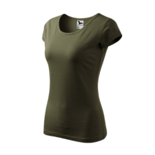 Malfini ADL122 PURE Női póló (military, S) Malfini munkaruha