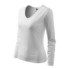 Malfini ADL127 ELEGANCE V-nyakú Női póló (fehér, 3XL) Malfini