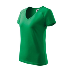 Malfini ADL128 DREAM V-nyakú Női póló (fűzöld, XL) Malfini