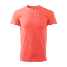 Malfini ADL129 BASIC Férfi póló (korall, L) Malfini