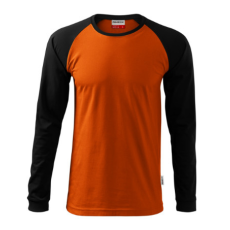 Malfini ADL130 STREET LS Hosszú ujjú férfi póló (narancs, 3XL) Malfini