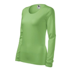 Malfini ADL139 SLIM Hosszú ujjú női póló (borsózöld, XL) Malfini