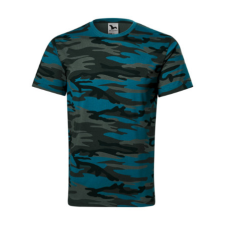 Malfini ADL144 CAMOUFLAGE Terepszínű póló (terepszín petrol kék, 3XL) Malfini munkaruha