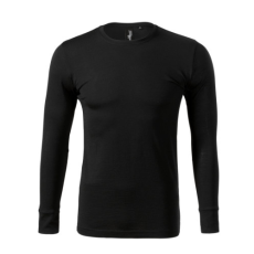 Malfini ADL159 MERINO RISE Merino Gyapjú Hosszú ujjú Férfi Póló (fekete, 3XL) Malfini