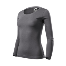 Malfini ADL169 FIT-T Hosszú ujjú női póló (acélszürke, XS) Malfini