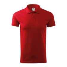 Malfini ADL202 SINGLE J. Galléros férfi póló (piros, 3XL) Malfini munkaruha