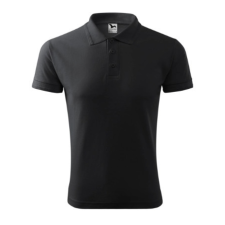 Malfini ADL203 PIQUE Galléros férfi póló (ébenszürke, XL) Malfini munkaruha