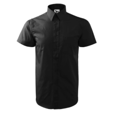 Malfini ADL207 CHIC Rövid ujjú férfi ing (fekete, 3XL) Malfini