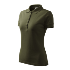 Malfini ADL210 PIQUE Galléros női póló (military, XS) Malfini
