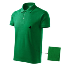 Malfini ADL212 COTTON Galléros férfi póló (fűzöld, XXL) Malfini munkaruha