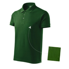 Malfini ADL212 COTTON Galléros férfi póló (üvegzöld, L) Malfini