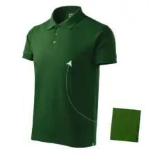 Malfini ADL212 COTTON Galléros férfi póló (üvegzöld, XXL) Malfini