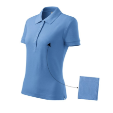 Malfini ADL213 COTTON Galléros női póló (égszínkék, M) Malfini