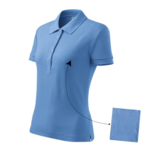Malfini ADL213 COTTON Galléros női póló (égszínkék, XL) Malfini munkaruha