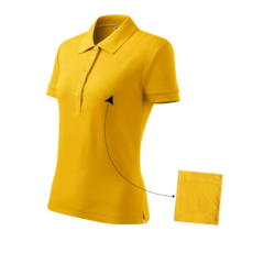 Malfini ADL213 COTTON Galléros női póló (sárga, XS) Malfini
