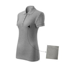 Malfini ADL213 COTTON Galléros női póló (sötétszürke, XL) Malfini munkaruha
