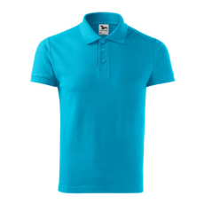 Malfini ADL215 COTTON HEAVY Galléros férfi póló (türkiz, M) Malfini