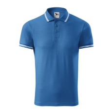 Malfini ADL219 URBAN Galléros póló (azúrkék, 3XL) Malfini