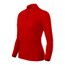 Malfini ADL231 PIQUE Galléros hosszú ujjú női póló (piros, XL) Malfini munkaruha