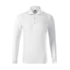 Malfini ADL241 PIQUE Hosszú ujjú gyerek póló (fehér, 146 cm/10 éves) Malfini