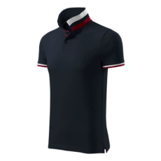 Malfini ADL256 COLLAR UP Galléros férfi póló (szürkéskék, S) Malfini