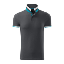 Malfini ADL256 COLLAR UP Galléros férfi póló (világos antracit, 3XL) Malfini munkaruha