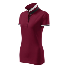 Malfini ADL257 COLLAR UP Galléros női póló (bordó, XL) Malfini munkaruha