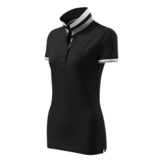 Malfini ADL257 COLLAR UP Galléros női póló (fekete, XXL) Malfini
