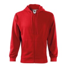 Malfini ADL410 TRENDY ZIPPER Cipzáros férfi pulóver (piros, XL) Malfini munkaruha