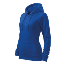 Malfini ADL411 TRENDY ZIPPER Cipzáros női pulóver (királykék, M) Malfini
