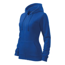 Malfini ADL411 TRENDY ZIPPER Cipzáros női pulóver (királykék, XXL) Malfini munkaruha