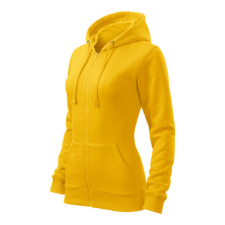 Malfini ADL411 TRENDY ZIPPER Cipzáros női pulóver (sárga, XS) Malfini női pulóver, kardigán