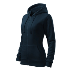 Malfini ADL411 TRENDY ZIPPER Cipzáros női pulóver (tengerkék, XXL) Malfini