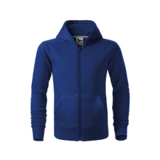 Malfini ADL412 TRENDY ZIPPER Cipzáros gyerek pulóver (királykék, 122 cm/6 éves) Malfini