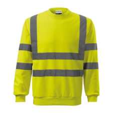 Malfini ADL4V6 HV ESSENTIAL Jól láthatósági pulóver (sárga, XL) Malfini láthatósági ruházat