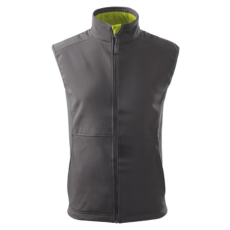 Malfini ADL517 VISION Férfi softshell mellény (acélszürke, XL) Malfini