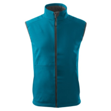 Malfini ADL517 VISION Férfi softshell mellény (sötét türkiz, XL) Malfini