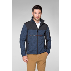 Malfini ADL550 CASUAL Softshell dzseki (melange kék, XL) Malfini