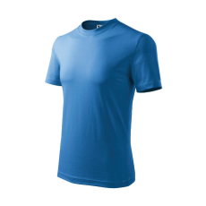 Malfini Basic póló gyerek azúrkék 146 cm/10 éves