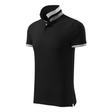 Malfini Collar Up galléros póló férfi fekete 2XL