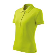 Malfini Cotton galléros póló női lime XL