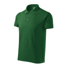 Malfini Cotton Heavy galléros póló férfi üvegzöld XL