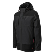 Malfini Férfi téli softshell kabát, Vertex W55, Malfini Ebony Grey 2XL