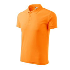 Malfini Galléros póló férfi Pique Polo 203 mandarinsárga 2XL méret munkaruha