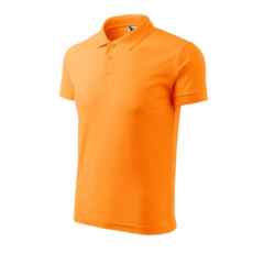 Malfini Galléros póló férfi Pique Polo 203 mandarinsárga 3XL méret