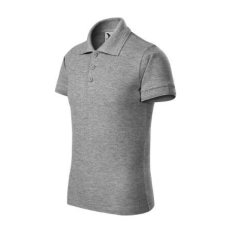 Malfini Gyermek póló, Pique Polo 222, Malfini Grey 110 cm/4 év
