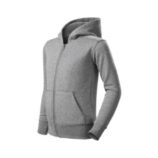 Malfini Gyermek pulóver, Trendy Zipper 412, Malfini Grey 158 cm/12 év